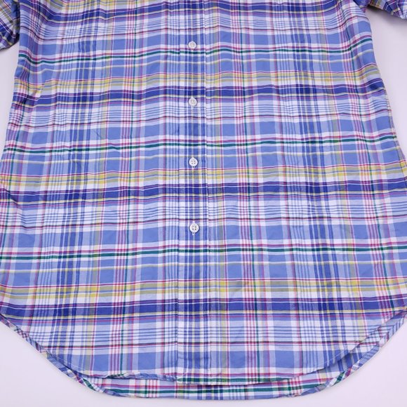 Ralph Lauren Small Shirt Multicolor Blue Checked M - Picture 10 of 12